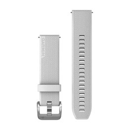 GARMIN tanga - QUICK RELEASE 20 MM - blanco/plateado