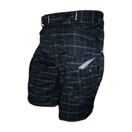 HAVEN pantalones cortos sin tirantes - CUBES II - negro/verde