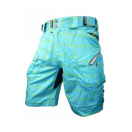 HAVEN pantalones cortos sin tirantes - CUBES II - azul