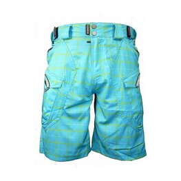 HAVEN pantalones cortos sin tirantes - CUBES II - azul