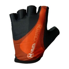 HAVEN guantes de dedos cortos - LYCRATECH - negro/rojo
