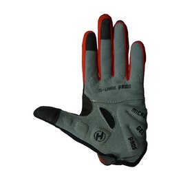 HAVEN guantes de dedos largos - DEMO LONG - negro/rojo