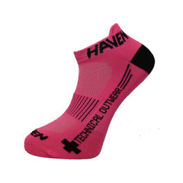 HAVEN calcetines de tobillo - SNAKE SILVER NEO 2PAK - rosa/negro