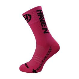 HAVEN calcetines clásicos - LITE SILVER NEO LONG 2PAK - rosa/negro