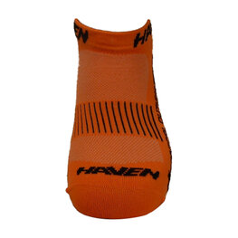 HAVEN calcetines de tobillo - SNAKE SILVER NEO 2PAK - naranja/negro