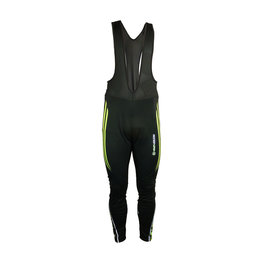 HAVEN pantalones largos con tirantes - ISOLEERA - negro/verde