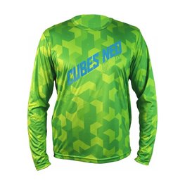 HAVEN maillot de verano de manga larga - CUBES NEO LONG - verde