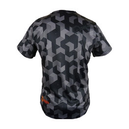 HAVEN jersey de manga corta - CUBES NEO SHORT - negro/rojo
