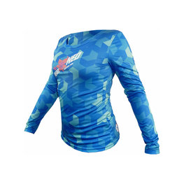 HAVEN maillot de verano de manga larga - PEARL NEO LONG - azul/rosa