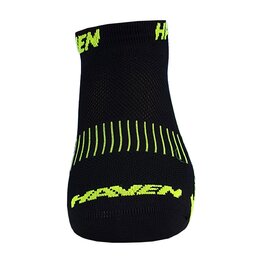 HAVEN calcetines de tobillo - SNAKE SILVER NEO 2PAK - negro/amarillo