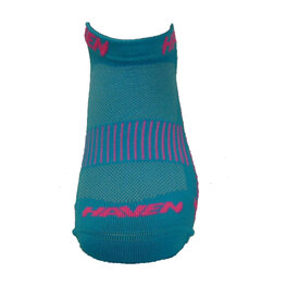 HAVEN calcetines de tobillo - SNAKE SILVER NEO 2PAK - azul/rosa