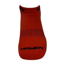 HAVEN calcetines de tobillo - SNAKE SILVER NEO 2PAK - rojo/negro