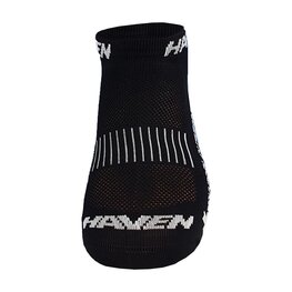 HAVEN calcetines de tobillo - SNAKE SILVER NEO 2PAK - negro/blanco