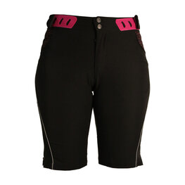 HAVEN pantalones cortos sin tirantes - SINGLETRAIL WMS - negro/rosa