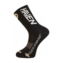 HAVEN calcetines clásicos - LITE SILVER NEO LONG 2PAK - negro/blanco