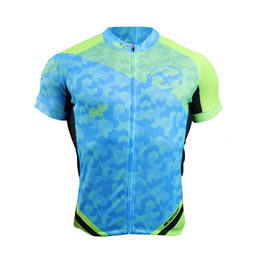 HAVEN jersey de manga corta - SINGLETRAIL - azul/verde