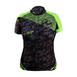 HAVEN jersey de manga corta - SINGLETRAIL WOMEN - negro/verde