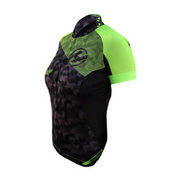 HAVEN jersey de manga corta - SINGLETRAIL WOMEN - negro/verde