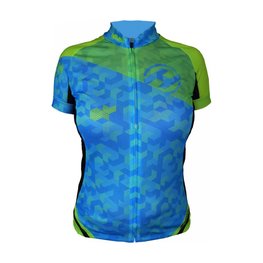 HAVEN jersey de manga corta - SINGLETRAIL WOMEN - azul/verde