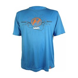 HAVEN jersey de manga corta - NAVAHO II SHORT - azul/naranja
