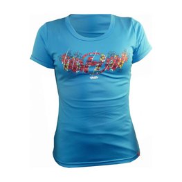 HAVEN jersey de manga corta - AMAZON II SHORT - azul/rosa