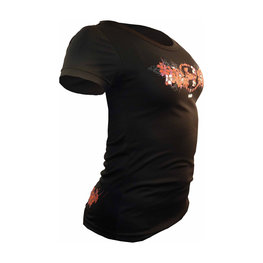 HAVEN jersey de manga corta - AMAZON II SHORT - negro/rojo