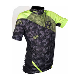 HAVEN jersey de manga corta - SINGLETRAIL KID - negro/verde