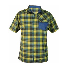 HAVEN camisa - AGNESS SLIMFIT - azul/amarillo