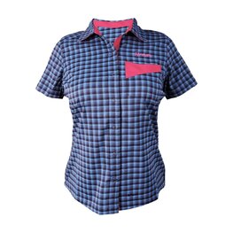 HAVEN camisa - AGNESS SLIMFIT - azul/rosa