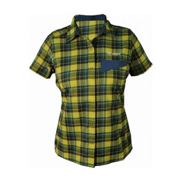 HAVEN camisa - AGNESS SLIMFIT - azul/amarillo