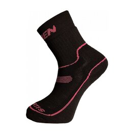 HAVEN calcetines clásicos - POLARTIS KID - negro/rosa