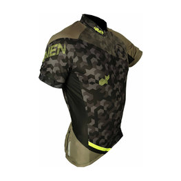 HAVEN jersey de manga corta - SINGLETRAIL - verde/amarillo