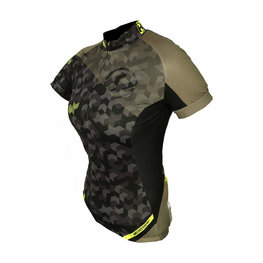 HAVEN jersey de manga corta - SINGLETRAIL WOMEN - verde/amarillo