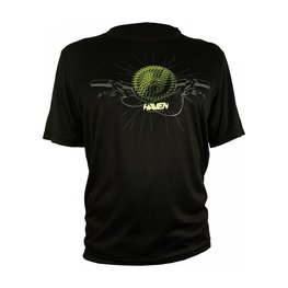 HAVEN jersey de manga corta - NAVAHO II SHORT - negro/verde