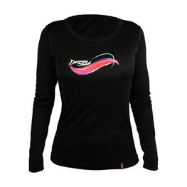 HAVEN maillot de verano de manga larga - ENERGY LONG - negro/rosa