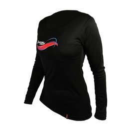HAVEN maillot de verano de manga larga - ENERGY LONG - negro/rosa