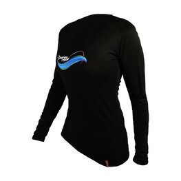 HAVEN maillot de verano de manga larga - ENERGY LONG - negro/azul