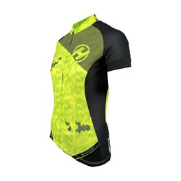 HAVEN jersey de manga corta - SINGLETRAIL NEO WOMEN - verde/negro