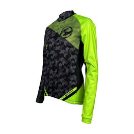 HAVEN maillot de invierno de manga larga - STRATO - negro/verde claro