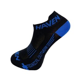 HAVEN calcetines de tobillo - SNAKE SILVER NEO 2PAK - negro/azul