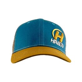 HAVEN tapa - TRUCKER - azul/marrón