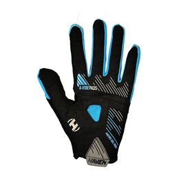 HAVEN guantes de dedos largos - DEMO NEO LONG - negro/azul