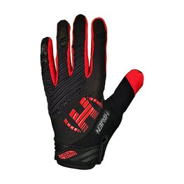 HAVEN guantes de dedos largos - DEMO NEO LONG - negro/rojo