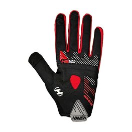 HAVEN guantes de dedos largos - DEMO NEO LONG - negro/rojo