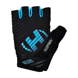 HAVEN guantes de dedos cortos - DEMO NEO SHORT - negro/azul