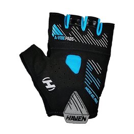 HAVEN guantes de dedos cortos - DEMO NEO SHORT - negro/azul