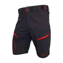HAVEN pantalones cortos sin tirantes - NAVAHO SHORTY - rojo/negro
