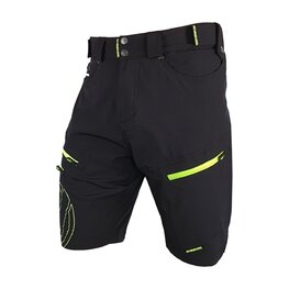 HAVEN pantalones cortos sin tirantes - NAVAHO SHORTY - negro/verde