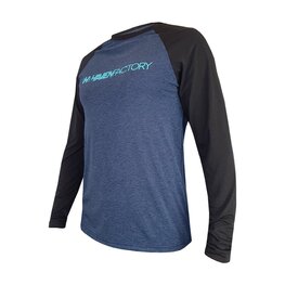 HAVEN maillot de verano de manga larga - FACTORY TRAIL - negro/azul