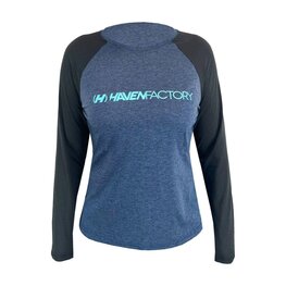 HAVEN maillot de verano de manga larga - FACTORY TRAIL - negro/azul